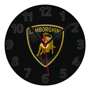 Lamborghini, Ρολόι τοίχου γυάλινο (20cm)