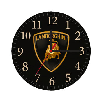 Lamborghini, Ρολόι τοίχου ξύλινο plywood (20cm)