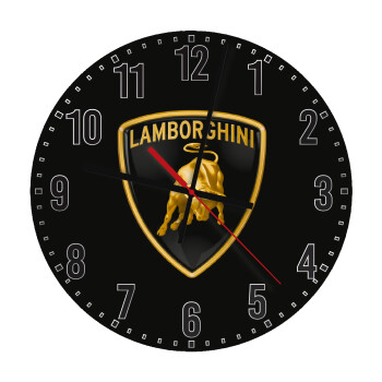 Lamborghini, Ρολόι τοίχου ξύλινο (30cm)