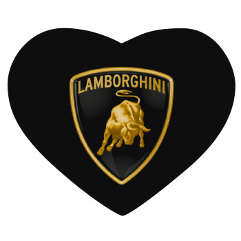 Lamborghini, Mousepad καρδιά 23x20cm
