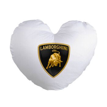 Lamborghini, Μαξιλάρι καναπέ καρδιά 40x40cm περιέχεται το  γέμισμα