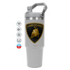 GREY color, 890ml (30oz) stainless Steel Tumbler with Handle
