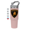 Pink color, 890ml (30oz) stainless Steel Tumbler with Handle