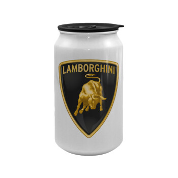 Lamborghini, Κούπα ταξιδιού μεταλλική με καπάκι (tin-can) 500ml