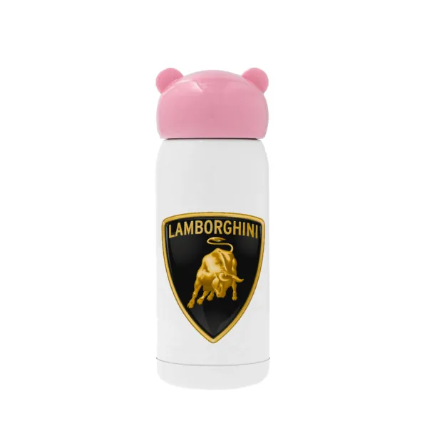 Lamborghini — Ροζ ανοξείδωτο παγούρι θερμό (Stainless steel), 320ml
