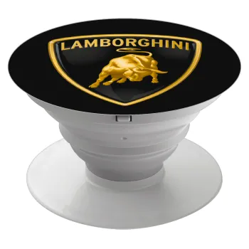 Lamborghini, Phone Holders Stand  White Hand-held Mobile Phone Holder