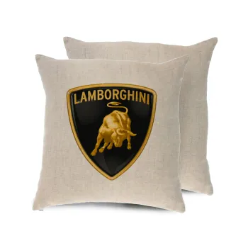 Lamborghini, Μαξιλάρι καναπέ ΛΙΝΟ 40x40cm περιέχεται το  γέμισμα