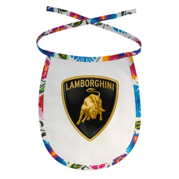 Lamborghini, Σαλιάρα μωρού αλέκιαστη με κορδόνι Χρωματιστή