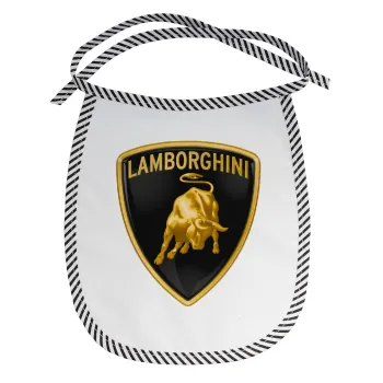Lamborghini, Σαλιάρα μωρού αλέκιαστη με κορδόνι Μαύρη