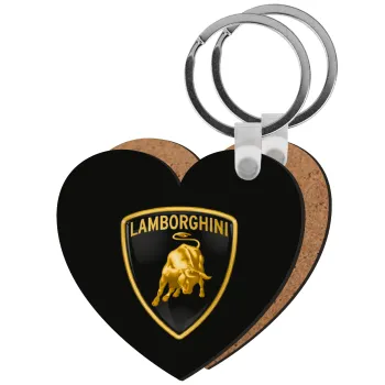 Lamborghini, Μπρελόκ Ξύλινο καρδιά MDF