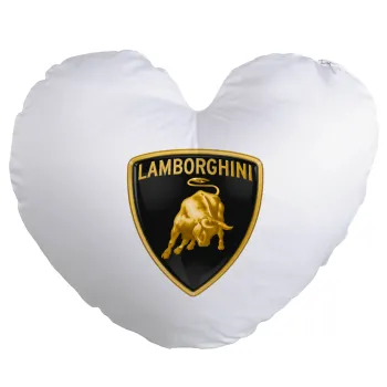 Lamborghini, Μαξιλάρι καναπέ καρδιά 40x40cm περιέχεται το  γέμισμα