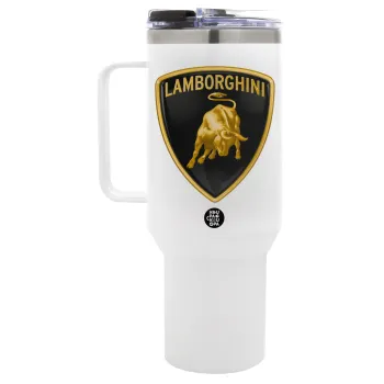 Lamborghini, Mega Tumbler με καπάκι, διπλού τοιχώματος (θερμό) 1,2L