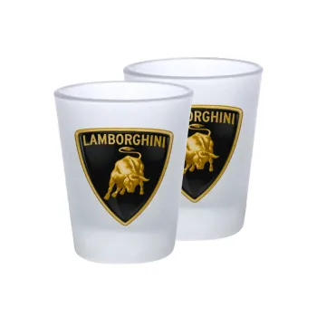 Lamborghini, Σφηνοπότηρα γυάλινα 45ml του πάγου (2 τεμάχια)