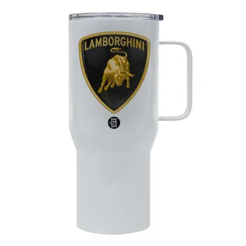 Lamborghini, Mega Stainless steel Tumbler with lid, double wall 750L