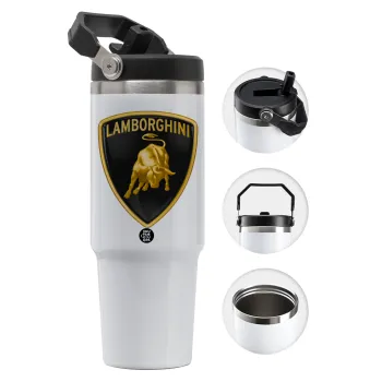 Lamborghini, Θερμός Ανοξείδωτο 30oz με χερούλι