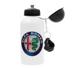 Alfa Romeo, Μεταλλικό παγούρι νερού, Λευκό, αλουμινίου 500ml