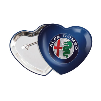 Alfa Romeo, Κονκάρδα παραμάνα καρδιά (57x52mm)