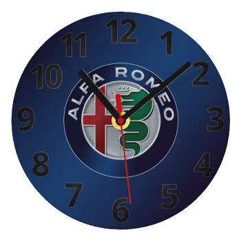 Alfa Romeo, Ρολόι τοίχου γυάλινο (20cm)