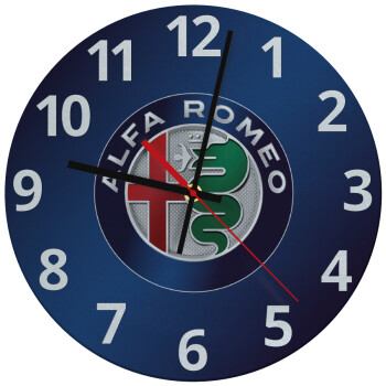 Alfa Romeo, Ρολόι τοίχου γυάλινο (30cm)