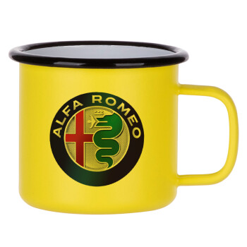 Alfa Romeo, Metallic enamel MATT Yellow cup 360ml