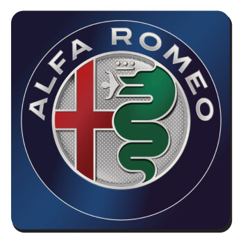 Alfa Romeo, Τετράγωνο μαγνητάκι ξύλινο 9x9cm