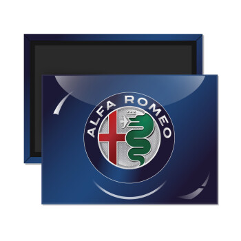 Alfa Romeo, Ορθογώνιο μαγνητάκι ψυγείου διάστασης 9x6cm