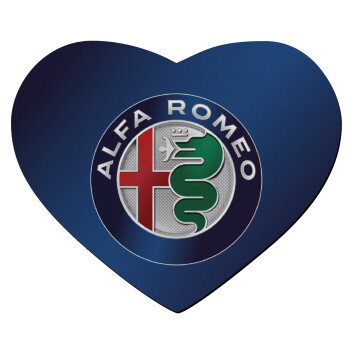 Alfa Romeo, Mousepad heart 23x20cm
