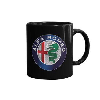 Alfa Romeo, Mug black, ceramic, 330ml