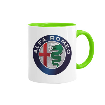 Alfa Romeo, Mug colored light green, ceramic, 330ml