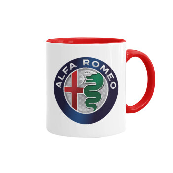 Alfa Romeo, Mug colored red, ceramic, 330ml