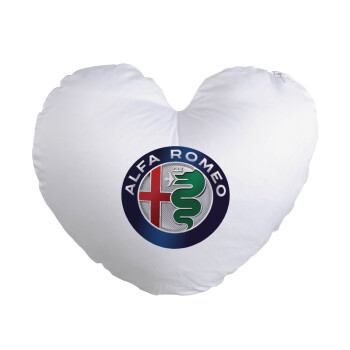 Alfa Romeo, Μαξιλάρι καναπέ καρδιά 40x40cm περιέχεται το  γέμισμα