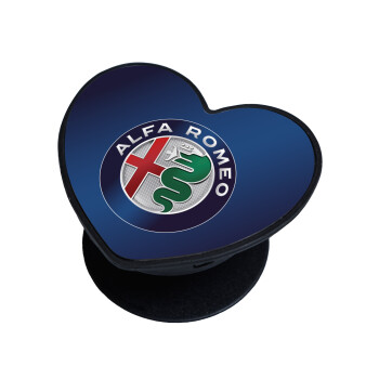 Alfa Romeo, Phone Holders Stand  καρδιά Μαύρο Βάση Στήριξης Κινητού στο Χέρι