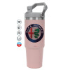 Pink color, 890ml (30oz) stainless Steel Tumbler with Handle