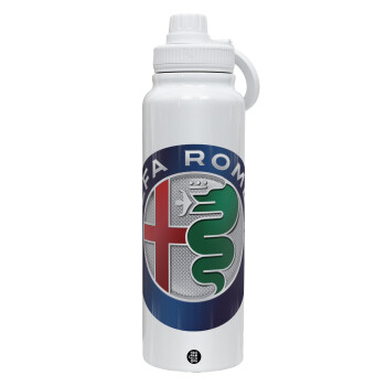 Alfa Romeo, Θερμός 1L Ανοξείδωτο με Βάση Κινητού & Διπλά Τοιχώματα