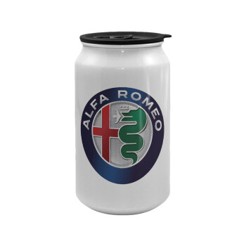 Alfa Romeo, Κούπα ταξιδιού μεταλλική με καπάκι (tin-can) 500ml