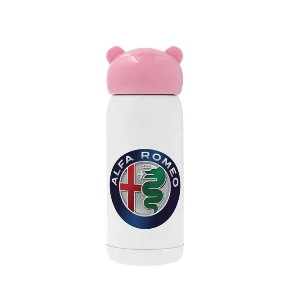 Alfa Romeo — Pink stainless steel thermal flask, 320ml