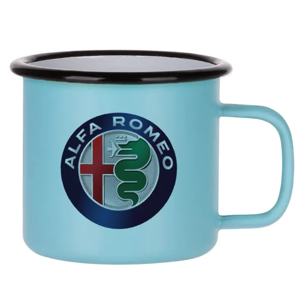 Alfa Romeo — Κούπα Μεταλλική εμαγιέ ΜΑΤ σιέλ 360ml