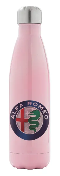 Alfa Romeo — Metal mug thermos Pink Iridiscent (Stainless steel), double wall, 500ml