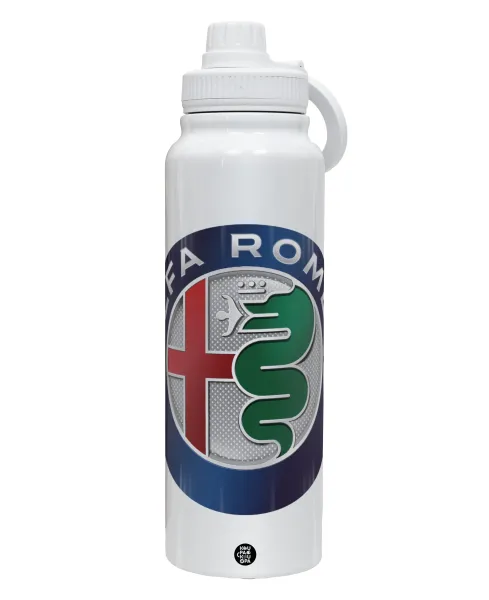 Alfa Romeo — Θερμός 1L Ανοξείδωτο με Βάση Κινητού & Διπλά Τοιχώματα