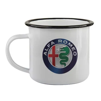 Alfa Romeo, Κούπα εμαγιέ με μαύρο χείλος 360ml