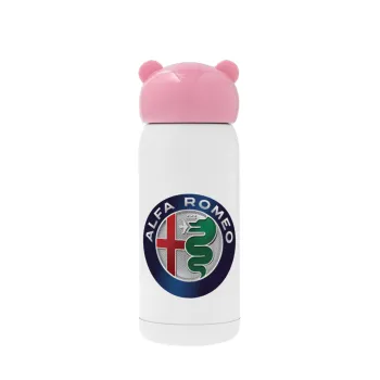 Alfa Romeo, Ροζ ανοξείδωτο παγούρι θερμό (Stainless steel), 320ml