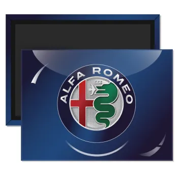 Alfa Romeo, Ορθογώνιο μαγνητάκι ψυγείου διάστασης 9x6cm