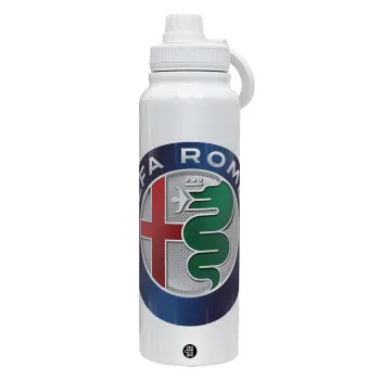 Alfa Romeo, Θερμός 1L Ανοξείδωτο με Βάση Κινητού & Διπλά Τοιχώματα