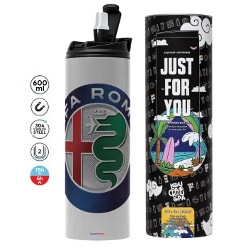 Alfa Romeo, Tumbler stainless steel GREY 600ml