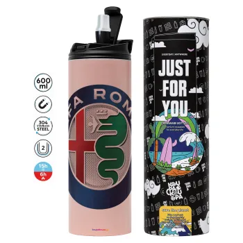 Alfa Romeo, Tumbler stainless steel PINK 600ml