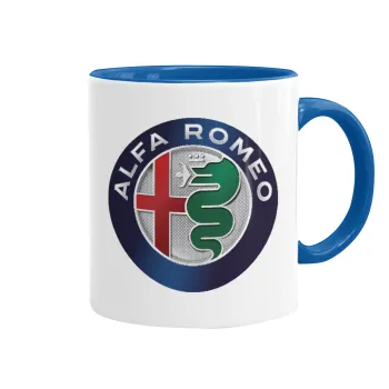 Alfa Romeo, Mug colored blue, ceramic, 330ml