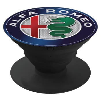 Alfa Romeo, Phone Holders Stand  Black Hand-held Mobile Phone Holder