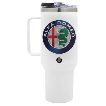 Alfa Romeo, Mega Tumbler με καπάκι, διπλού τοιχώματος (θερμό) 1,2L