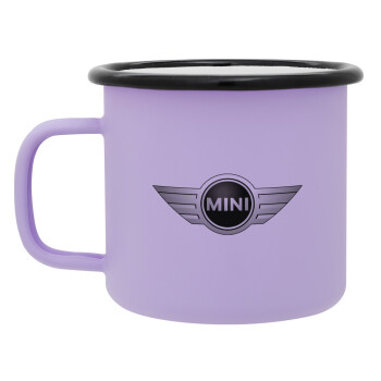 mini cooper, Κούπα Μεταλλική εμαγιέ ΜΑΤ Light Pastel Purple 360ml