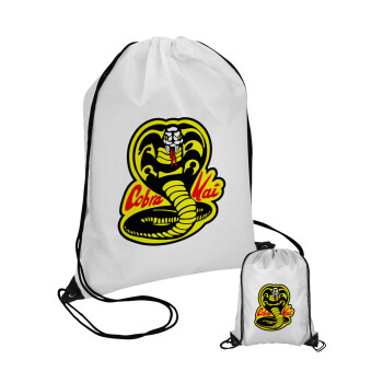 Cobra Kai Yellow, Τσάντα πουγκί με μαύρα κορδόνια (1 τεμάχιο)